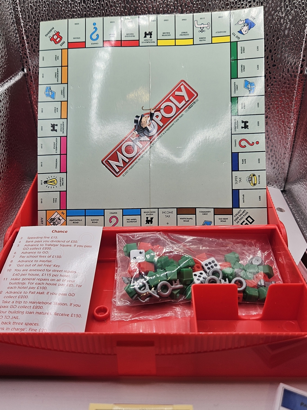 Monopoly Travel Board Game British Edition